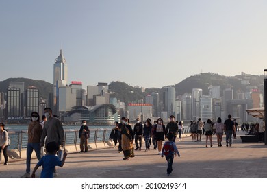 10 April 2021 Under Renovation The Avenue Of Stars In Hong Kong