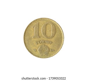 10 Forint Coin Made By Hungary Stock Photo 1739053322 | Shutterstock