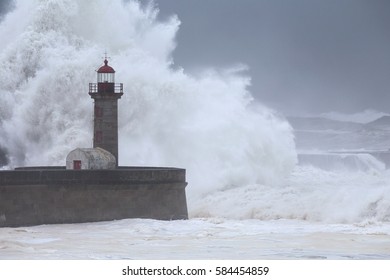 10 Meters Big Waves Over Felgueiras Stock Photo 573764338 | Shutterstock