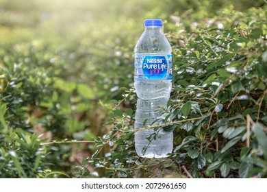 10 Nov 2021; Chiang Rai, Thailand: Nestle Pure Life Drinking Water, Clean And Clear, Beneficial To The Body.