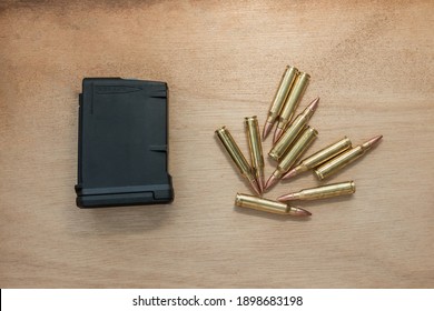 10 Round Bullet Magazine For An AR-15 Semi-auto Assault Rifle Guns With .223 Remington And .556 NATO Bullets