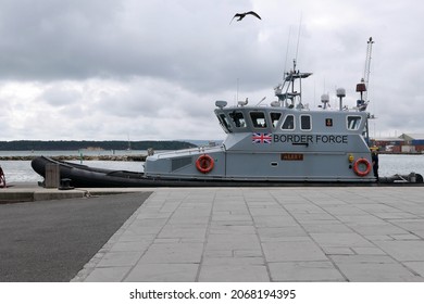 10 September 2021 - Poole, UK: UK Border Force Naval Protection Vessel