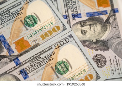 100 American Dollars Background Banknotes Concept Stock Photo ...