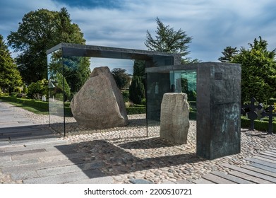 The 1000 Years Old Runestones Of King Gorm And King Harald