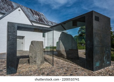 The 1000 Years Old Runestones Of King Gorm And King Harald