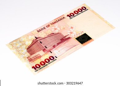 10000 Tanzanian Shillings Bank Note. Tanzanian Shilling Is The National Currency Of Tanzania