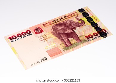 10000 Tanzanian Shillings Bank Note. Tanzanian Shilling Is The National Currency Of Tanzania