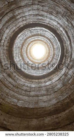 100m chimney from inside bottom