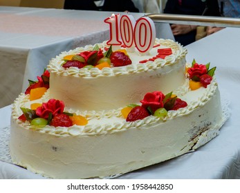 The 100th Birthday  Celebration Cake