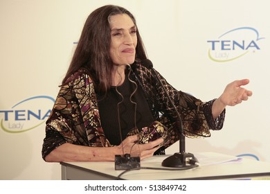 10-11-2016- Madrid- Spain- Delivery Of The IV Tena Lady Prize To Women Who Succeed. Angela Molina,