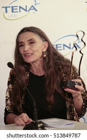 10-11-2016- Madrid- Spain- Delivery Of The IV Tena Lady Prize To Women Who Succeed. Angela Molina,