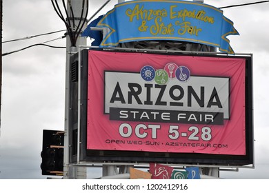 10/13/18 Phoenix Arizona Sign At The Arizona State Fair