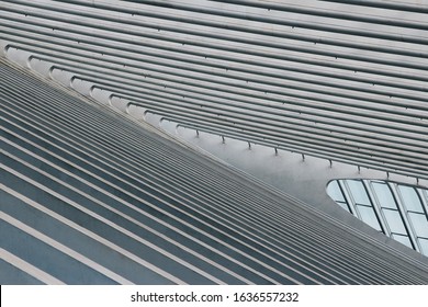 Liège/Belgium - 10.22.19: Liège-Guillemins Railway Station