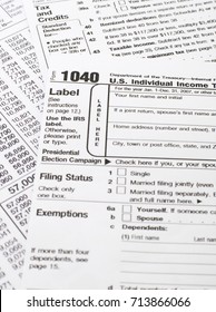 1040 Tax Form