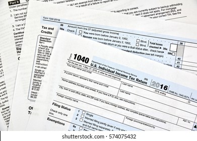 1040 U.S Individual Income Tax Return Form