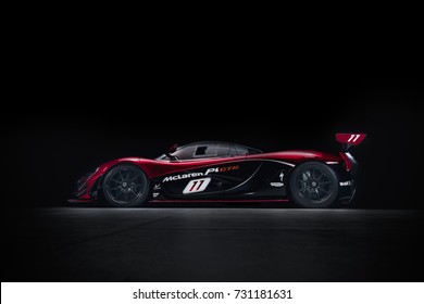 10/7/17 - Philadelphia,PA - Celebrating 20 years since victory in the 95 24 Hours of Le Mans, McLaren resurrected the GTR name by launching a track-only version  P1 GTR. Full side 