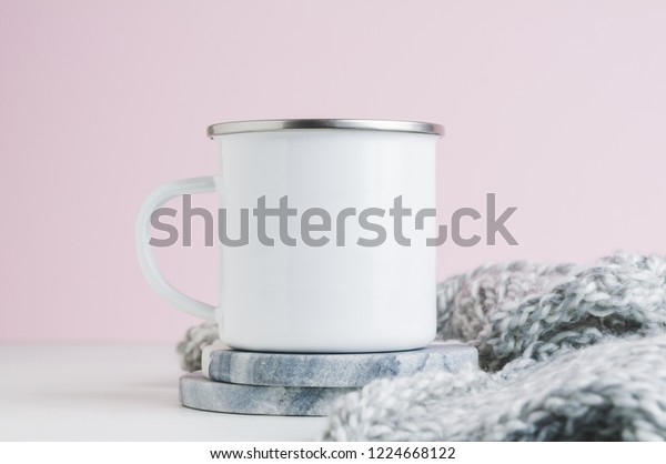 Download 10oz White Camp Mug Mockup Stock Photo Edit Now 1224668122