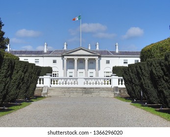 10th April 2019, Dublin, Ireland. Áras An Uachtaráin, Formerly The Viceregal Lodge, Is The Official Residence And Principal Workplace Of The President Of Ireland, Located In Phoenix Park, Dublin.