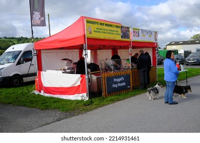 10th September 2022- An Outdoor Catering Stall, Selling Hog Roast Rolls, At A Country Show In Carmarthen, Carmarthenshire, Wales, UK.