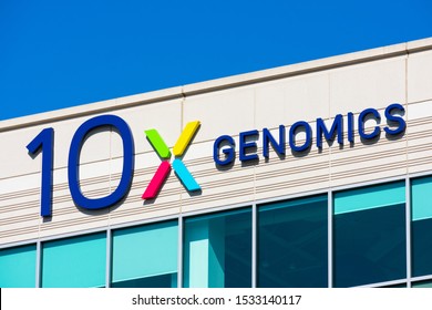 10x Genomics Headquarters Campus In Silicon Valley. 10x Genomics Is American Biotechnology Company Designs And Manufactures Gene Sequencing Technology - Pleasanton, California, USA - 2019