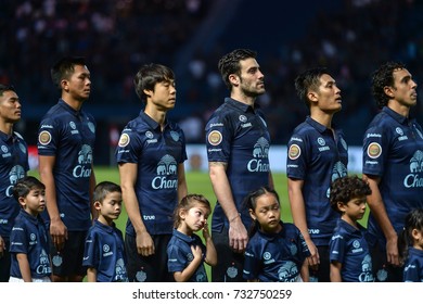 11 October 2017, Toyota League Cup 2017 Semi-final,buriram United Vs. Muangthong United, I-mobile Stadium,buriram,thailand.