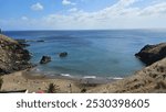 11 September 2024 Prainha beach in Portugal Madeira.