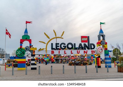 11/1/2018, Billund Denmark, Legoland Amusement Park, Entrance Of Park