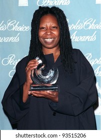 11JAN98:  Actress WHOOPI GOLDBERG at the People's Choice Awards, in Los Angeles, where she was presented with a special achievement award.