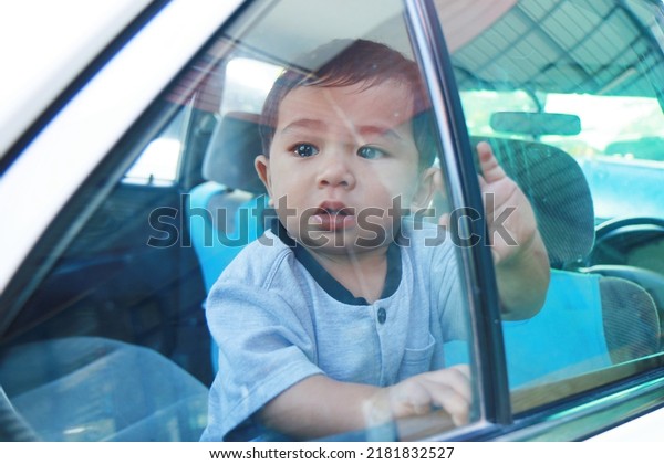 \
An 11-month-old boy was stuck\
inside the car, unable to get out because the car was locked from\
inside. under the concept of safety care for young\
children