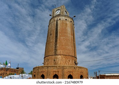 12 23 2010 Vintage Clock Tower At Chaubara Is Circular Clock Tower Heart Of Bidar Town Karnataka India.