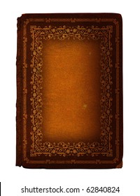12 Antique book with decoration stamped in gold, from nineteenth century