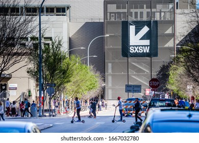 12 March 2019. Austin, Tx. USA. SXSW Sign On Austin Convention Centre.