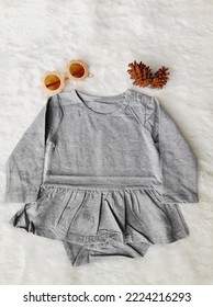 12 Month Old Baby Clothes With Beautiful Grey Motifs