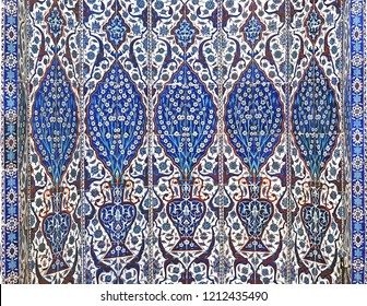 12.30.2009 ISTANBUL TURKEY Rüstem Paşa Mosque Has The Most Beautiful And Delicate Examples Of Classical Iznik Tiles Dating Back To 16th Century.