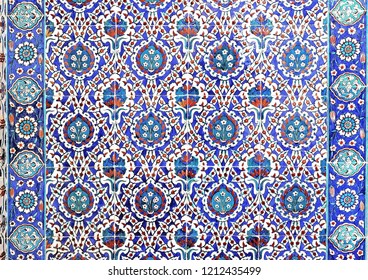 12.30.2009 ISTANBUL TURKEY Rüstem Paşa Mosque Has The Most Beautiful And Delicate Examples Of Classical Iznik Tiles Dating Back To 16th Century.