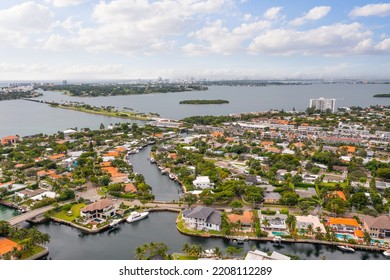 12575 Palm Rd, Miami, FL, USA
September 5, 2021
Aerial Drone View Of Miami Urban Zone, With Blue Sky ,clouds And Skyline 