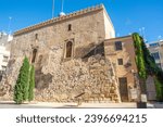 The 12th century Torre de la Calahorra fortress of Islamic origin built as a watchtower as part of the defensive wall of the Andalusian period of Elche, Spain
