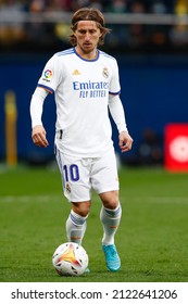 12th February 2022; Estadio La Ceramica, Vila Real, Spain; La Liga Football, Villarreal CF Versus Real Madrid; Luka Modric Of Real Madrid