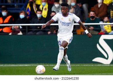 12th February 2022; Estadio La Ceramica, Vila Real, Spain; La Liga Football, Villarreal CF Versus Real Madrid; Vinicius Jr. Of Real Madrid