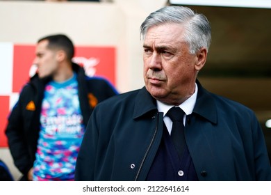 12th February 2022; Estadio La Ceramica, Vila Real, Spain; La Liga Football, Villarreal CF Versus Real Madrid; Real Madrid Head Coach Carlo Ancelotti