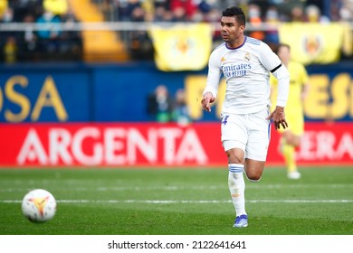 12th February 2022; Estadio La Ceramica, Vila Real, Spain; La Liga Football, Villarreal CF Versus Real Madrid; Carlos Casemiro Of Real Madrid