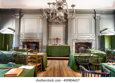 Independence Hall Interior Stock Photos Images