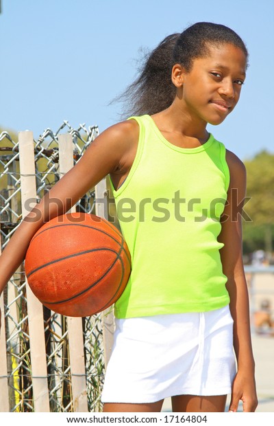 Girl Basketball Player Stock Photo ...