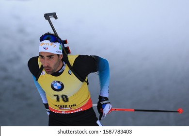 13/12/2019, Hochfilzen, Austria. Biathlon World Cup IBU 2019 Hochfilzen. Men 10 Km Sprint Race, Martin Fourcade (FRA)