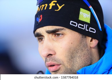 13/12/2019, Hochfilzen, Austria. Biathlon World Cup IBU 2019 Hochfilzen. Men 10 Km Sprint Race, Martin Fourcade (FRA)