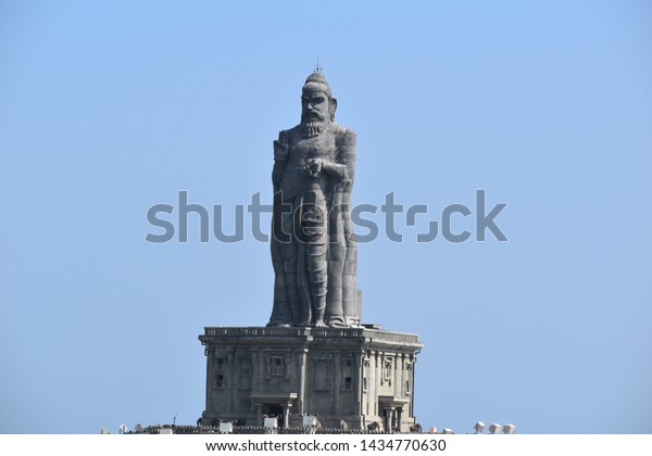 133 Feet Thiruvalluvar Statue Kanyakumari Tamilnadu Stock Photo (Edit ...