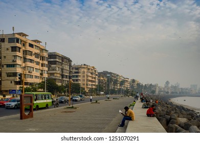 13-Dec-2008-Marine Drive Queen's Necklace Mumbai Maharashtra INDIA Asia