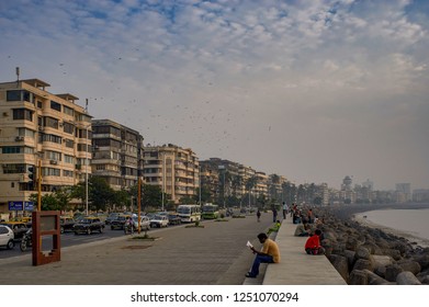 13-Dec-2008-Marine Drive Queen's Necklace Mumbai Maharashtra INDIA Asia