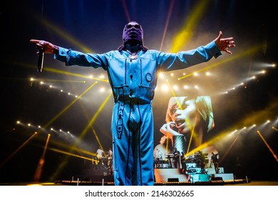 14 April 2022. Ziggo Dome Amsterdam, The Netherlands. Concert Of Burna Boy