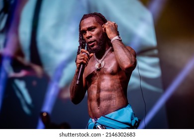 14 April 2022. Ziggo Dome Amsterdam, The Netherlands. Concert Of Burna Boy